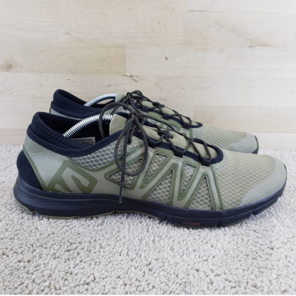 Salomon Crossamphibian Swift Men's Size 11.5 Green Hiking Trail Shoes 412950